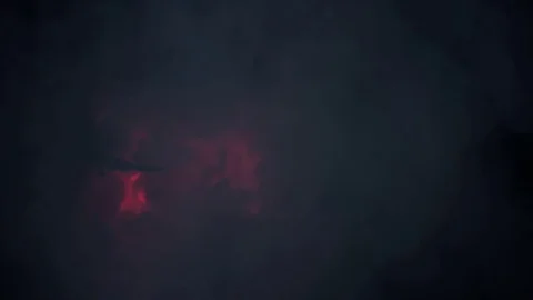 Spotting a Dragon Flying Through a Lightning Storm Stock Footage 78445978