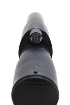Spotting Scope on White Background Stock Photos