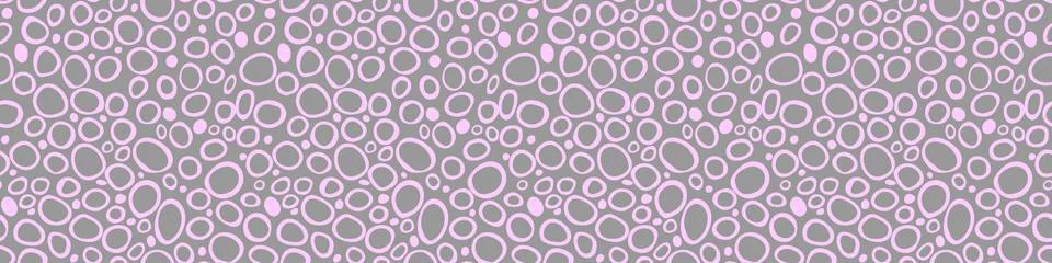 Spotty abstract vector seamless pattern. Random rings, dots, circles, spots,  스톡 일러스트