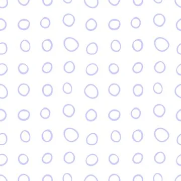 Spotty abstract vector seamless pattern. Random rings, circles, spots, stai.. Stockillustratie