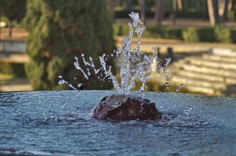 Spout of water Stock Photos