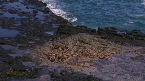Spouting Horn blowhole Stock Footage 52257826