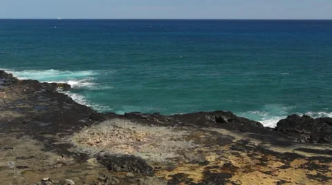 Spouting Horn, Kauai Stock-Footage 68820843