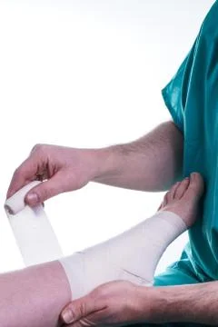 Sprained Foot Stock Photos