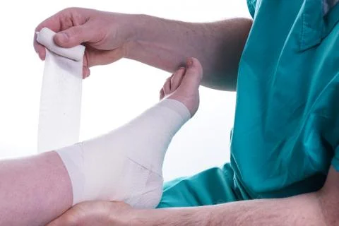 Sprained Foot Stock Photos