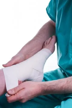 Sprained Foot Stock Photos