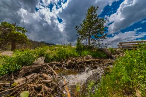 Spraque lake trail Stock Photos