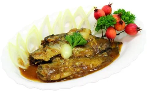 Sprat snack Stock Photos