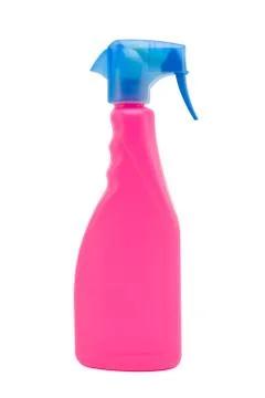 Spray bottle with clipping path Stock Photos