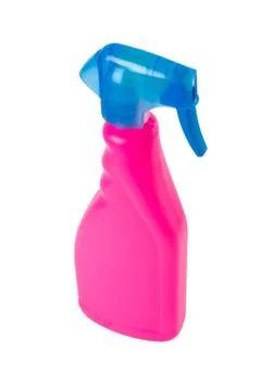 Spray bottle with clipping path Foto stock