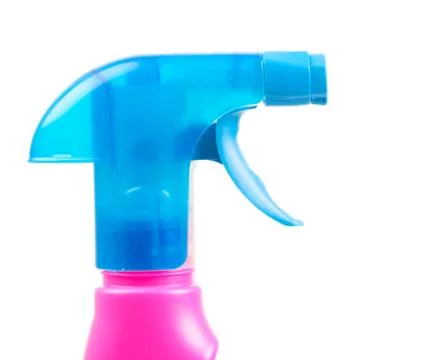 Spray bottle close-up Stock Photos