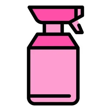 Spray bottle detergent icon vector flat Stock Illustration