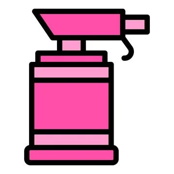 Spray bottle hand icon vector flat Stock Illustration