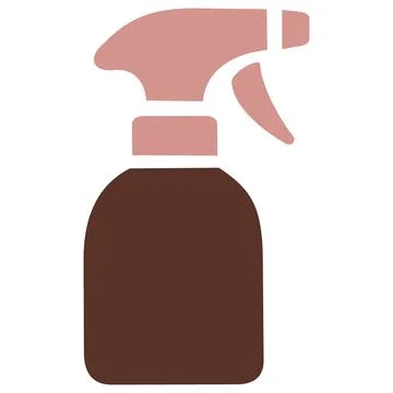 Spray bottle icon, barber water sprayer vector Stock Illustration