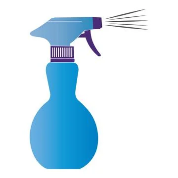 Spray Bottle Icon design Illustrazione stock