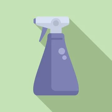 Spray bottle icon flat vector. Hand wash Ilustración de archivo