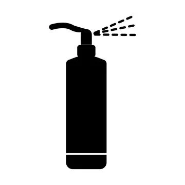 Spray Bottle Icon. Stock Illustration