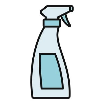 Spray bottle icon representing cleaning and hygiene Stock Illustration