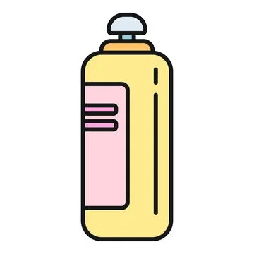 Spray bottle icon representing personal hygiene product Stock Illustration