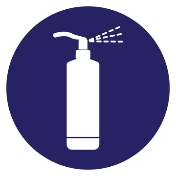 Spray Bottle Icon. Vector design Stock Illustration