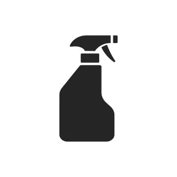 Spray bottle icon vector on white background Stock Illustration