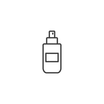 Spray bottle icon vector on white background Stock Illustration