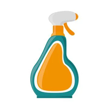 Spray bottle laundry Stock Illustration