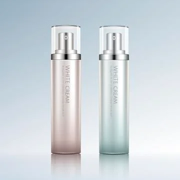 Spray bottle mockup 스톡 일러스트