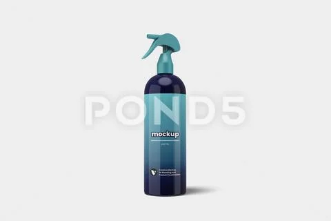 Spray Bottle Mockup PSD Template