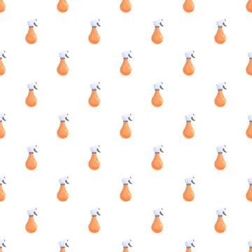 Spray bottle pattern repeating for cleaning and hydration Stock Illustration