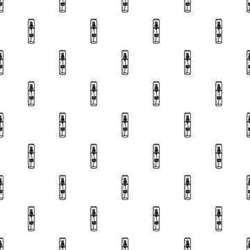 Spray bottle pattern repeating cosmetics illustration perfume fragrance Stock Illustration