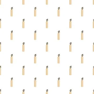 Spray bottle repeating pattern for cleaning and disinfection Stock Illustration