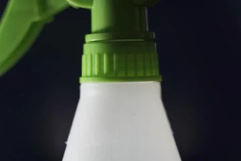 Spray bottle with sanitiser Stock-Fotos