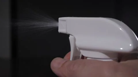 Spray Bottle Spraying Video stock 237284445