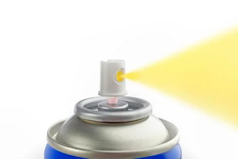 Spray bottle spraying Stock Photos