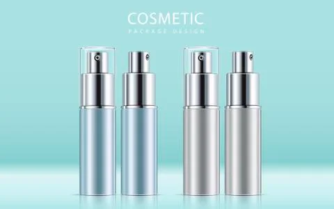 Spray bottle template Stock Illustration