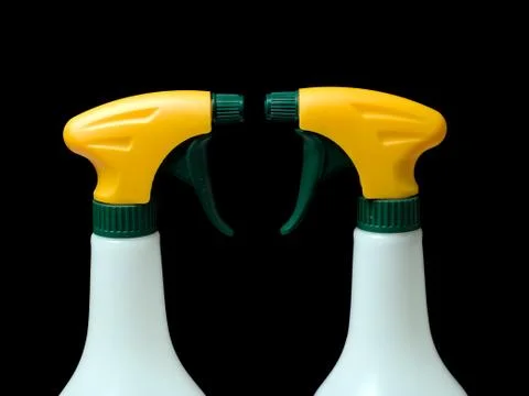 Spray bottles Stock Photos