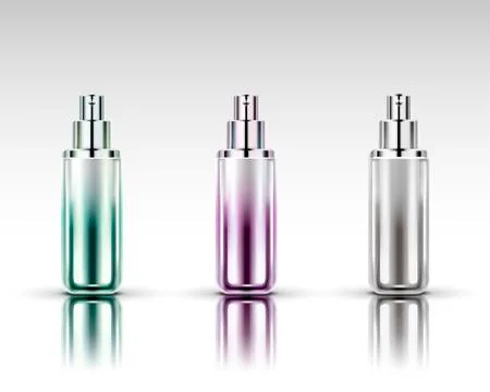 Spray bottles set Illustrazione stock