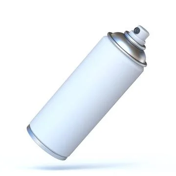 Spray can 3D Spray can 3D render illustration isolated on white background... Stock Photos