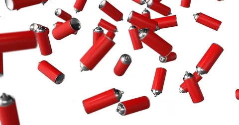 Spray can falling Stock Footage 82510534