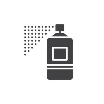 Spray can icon vector, filled flat sign, solid pictogram Stock Illustration