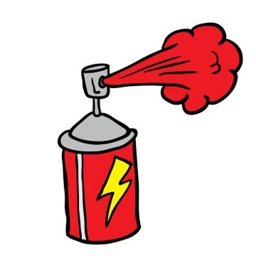 Spray can Stock Illustration