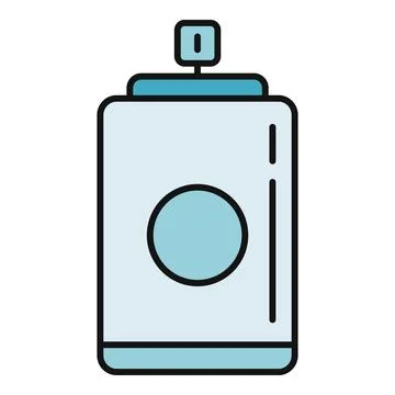 Spray can for paint or graffiti art icon Stock Illustration