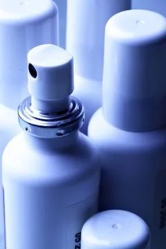 Spray cans Many spray cans with drugs close up Copyright: xZoonar.com/Roma... Stock Photos