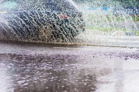 Spray from the car Photos