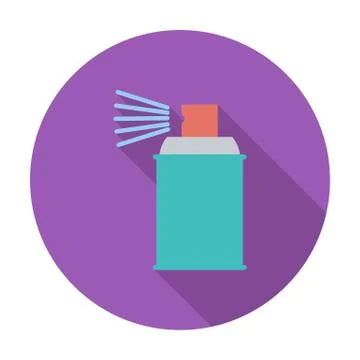 Spray with chemicals. Stock Illustration