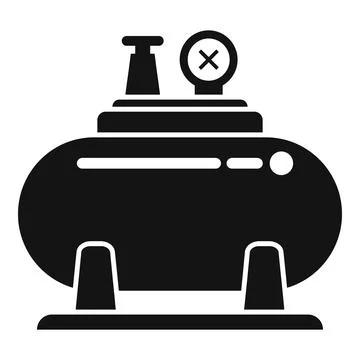 Spray compressor icon simple vector. Air machine Ilustração Stock