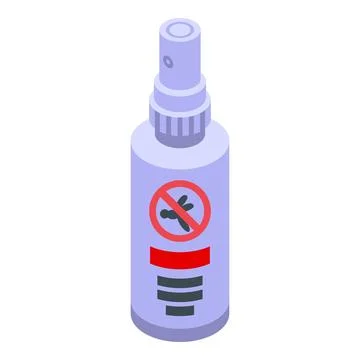 Spray control icon isometric vector. Cream person Stock Illustration