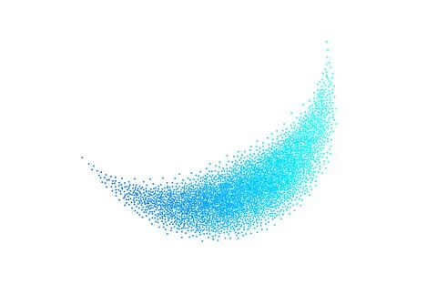 Spray Dot Grain Stippled Dotted Noise Star Element. Dirty Dust Sand Splattered Stock Illustration