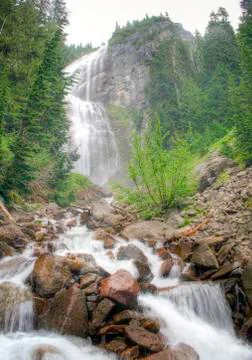 Spray Falls Stock Photos